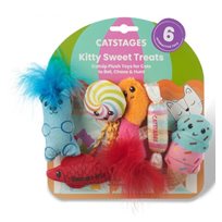 Kattleksak Petstages Kitty Sweet Treats 6 pack