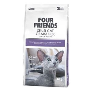 Spannmålsfritt kattfoder