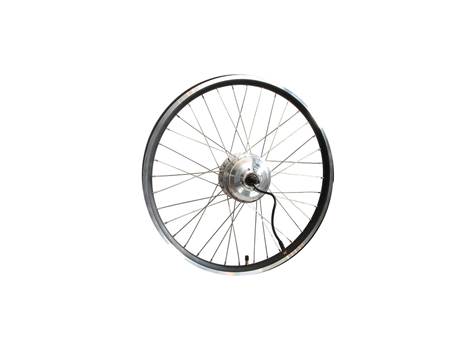 Baghjul 24" med motor, 9-pin skivebremse Bafang