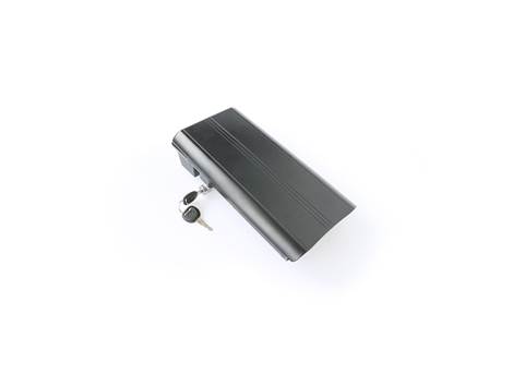 Batterihållare inkl, lås och nycklar (svart batteri)