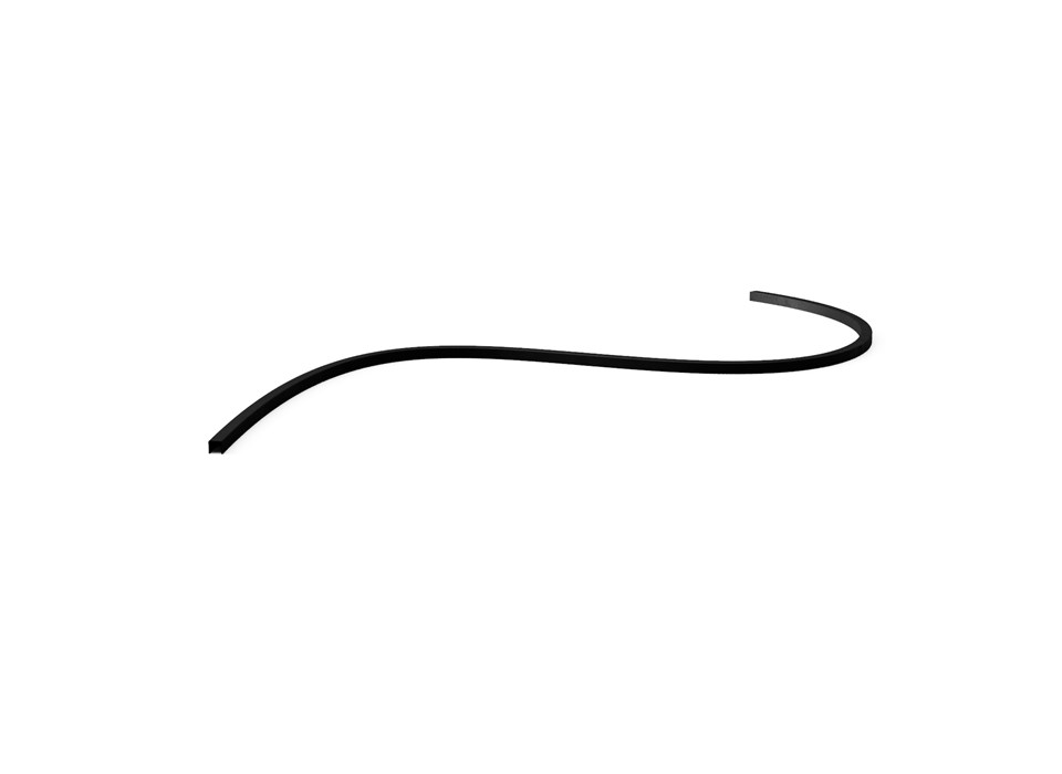 Rubber strip 10mm x 1m
