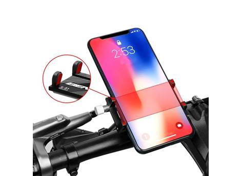 Mobile phone holder for bicycle
