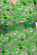 Cissi och Selma Vera dress Tigrar grön Tiger print jersey dress