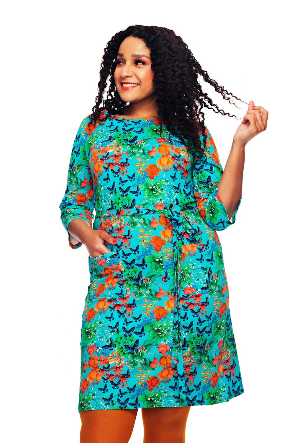 Doris dress Fjärilar