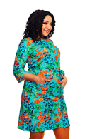 Doris dress Fjärilar