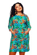 Doris dress Fjärilar