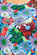 Asta dress Fågeltivoli Blå