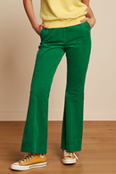 Marcie Flared manchester trousers Meadow Green