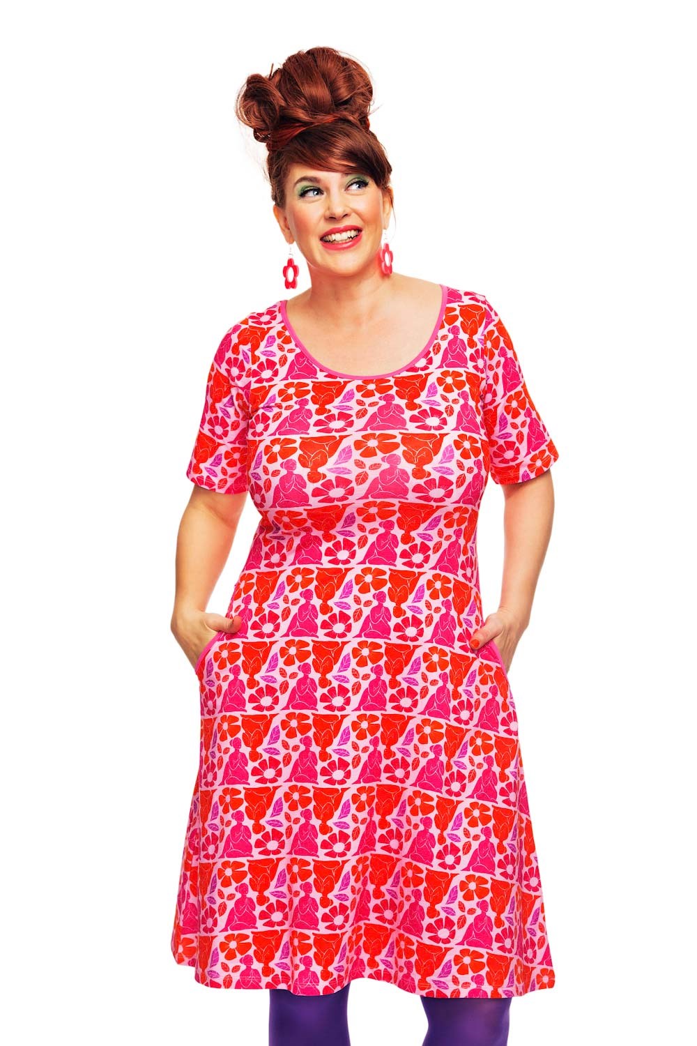 Magda dress Fridfull Rosa