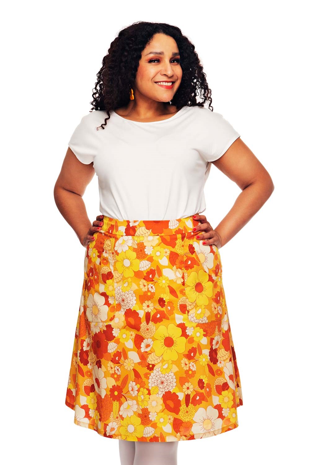 Sonja skirt Dag Orange