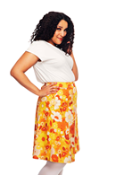 Sonja skirt Dag Orange