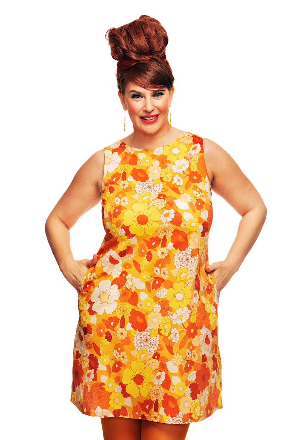 Rut dress Dag Orange