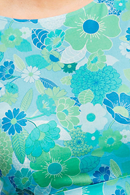 Cissi och Selma Siv dress Dag Turquoise | Floral print summer dress in cotton