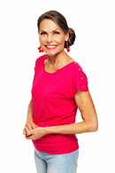 Cissi och Selma Ylva top Fuchsia | Pink boat neck summer blouse