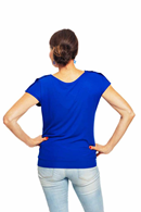 Cissi och Selma Ylva top Kobolt | Blue boat neck summer blouse
