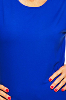 Cissi och Selma Ylva top Kobolt | Blue boat neck summer blouse