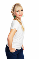 Cissi och Selma Ylva top Off-white | white boat neck summer blouse in viscose