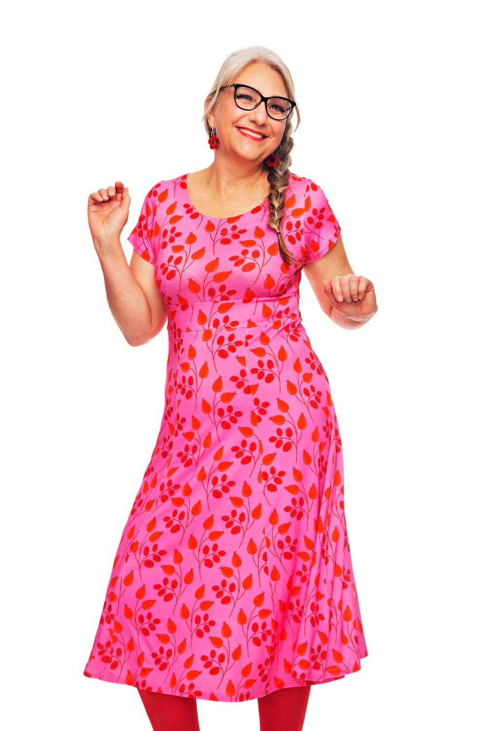 Cissi och Selma Hedvig klänning Nypon Rosa