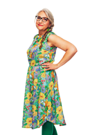 Malin dress Illusion Färgglad