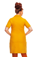 Cissi och Selma My dress Jeans gul - Honey yellow 60s dress