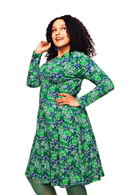 Kajsa dress Vår gata grön