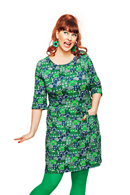 Cissi och Selma Doris dress Vår gata grön