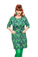 Doris dress Vår gata grön