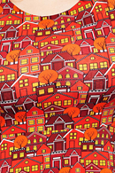 Kajsa dress Vår gata orange