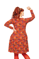 Kajsa dress Vår gata orange