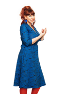 Vera dress Stockholm Blå