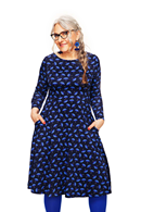 Kajsa dress Paraply Blå