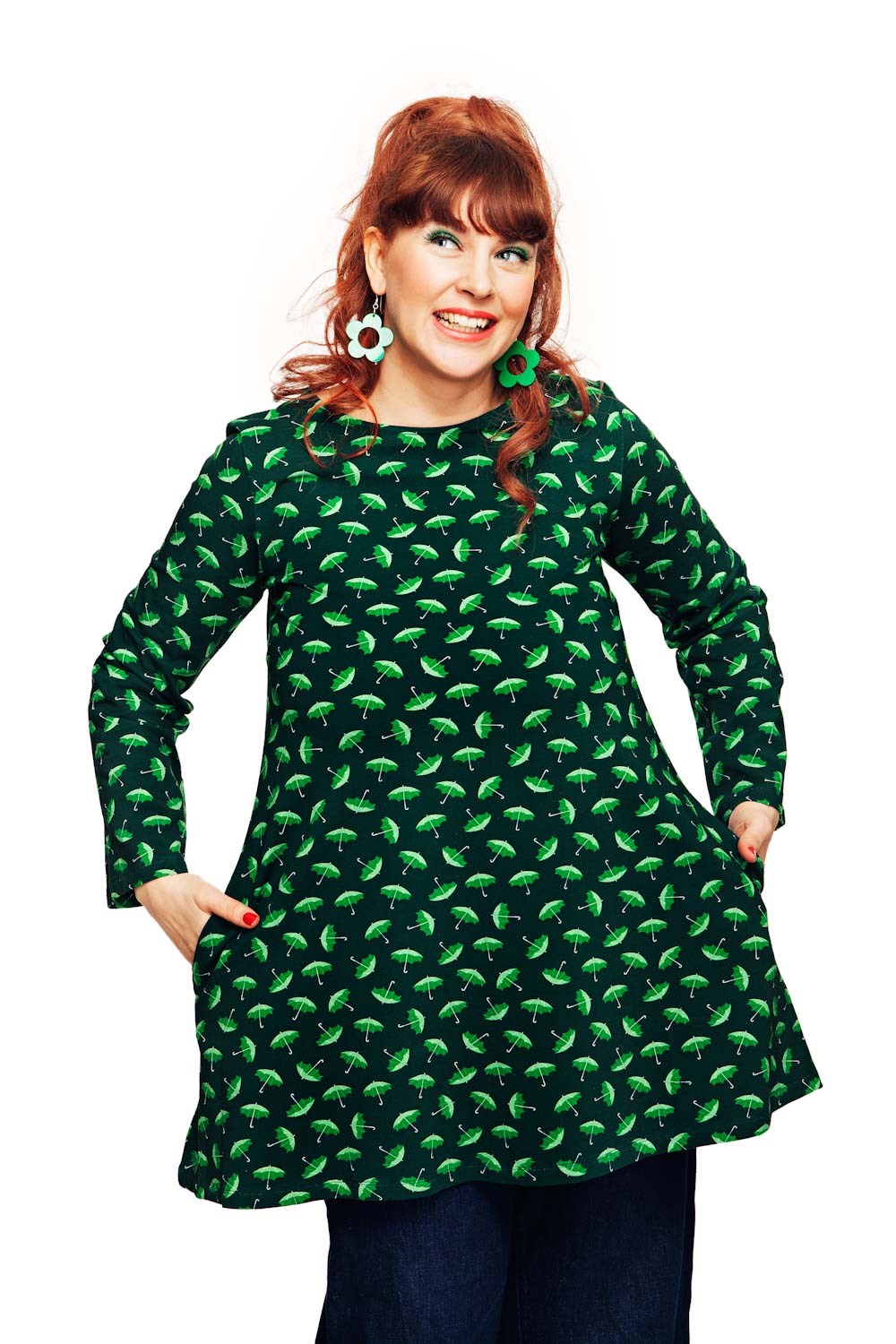 Annelie tunic Paraply Grön