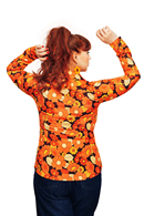 Cissi och Selma Matilda blus 1970 orange