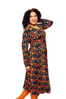 Helga klänning Nostalgi Orange