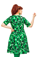 Irma dress Perspektiv Grön