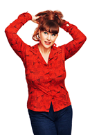 Matilda blouse Stockholm Röd