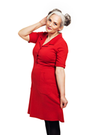 Monica dress Röd