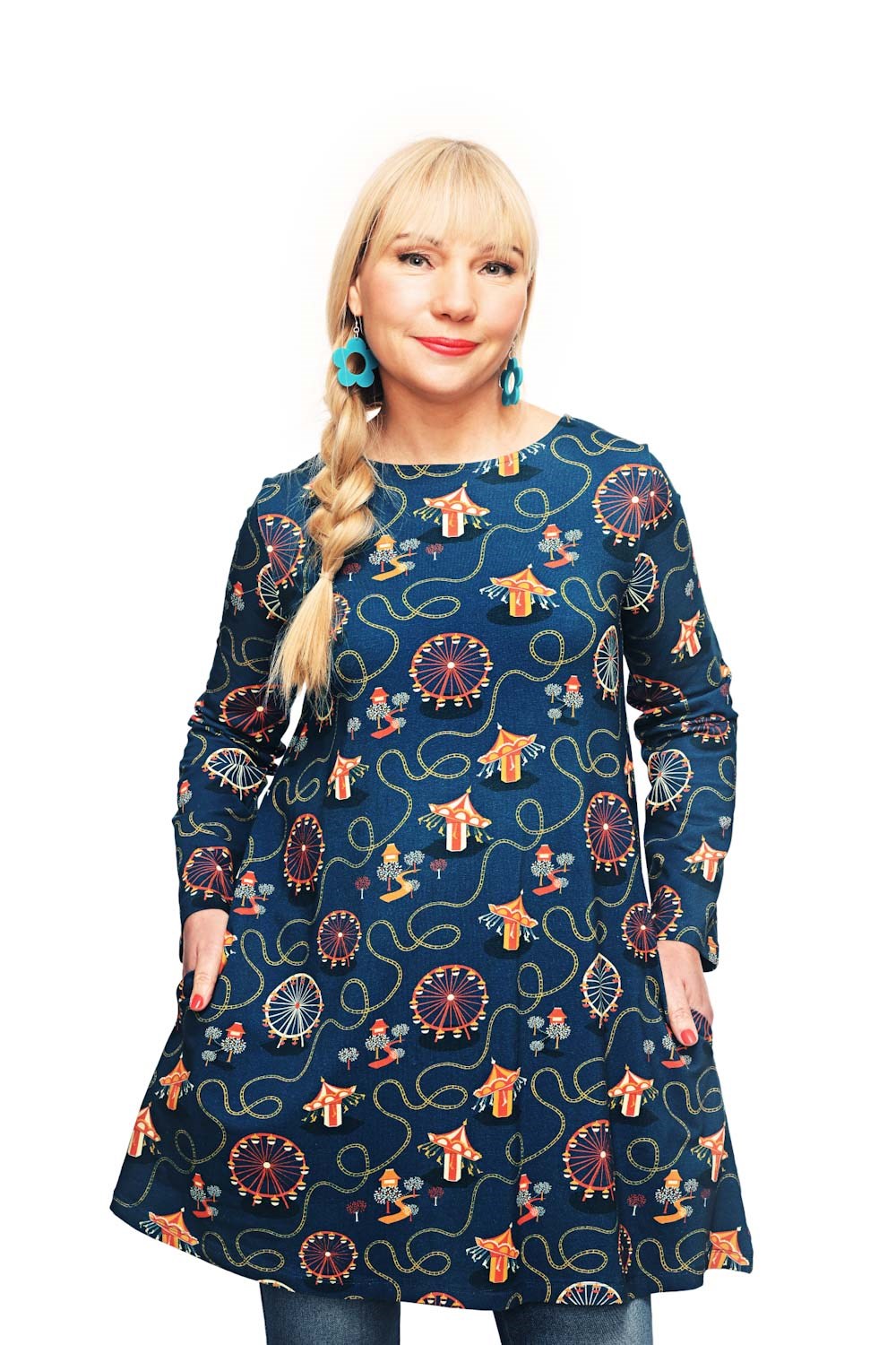 Cissi och Selma Annelie tunic Tivoli Petrol