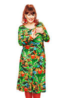 Helga dress Babylon Grön
