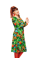 Helga dress Babylon Grön