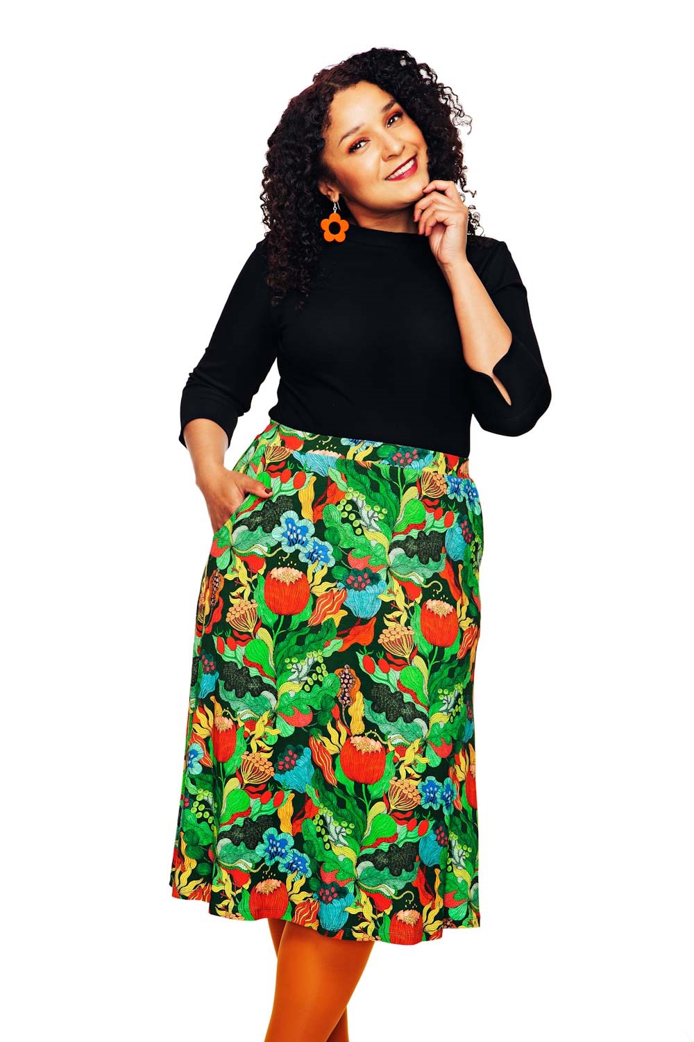Cissi och Selma Lisa skirt Babylon Grön