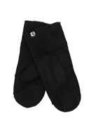 Danefae No Waste Mittens Sheepskin Black mocka - vantar i fårskinn