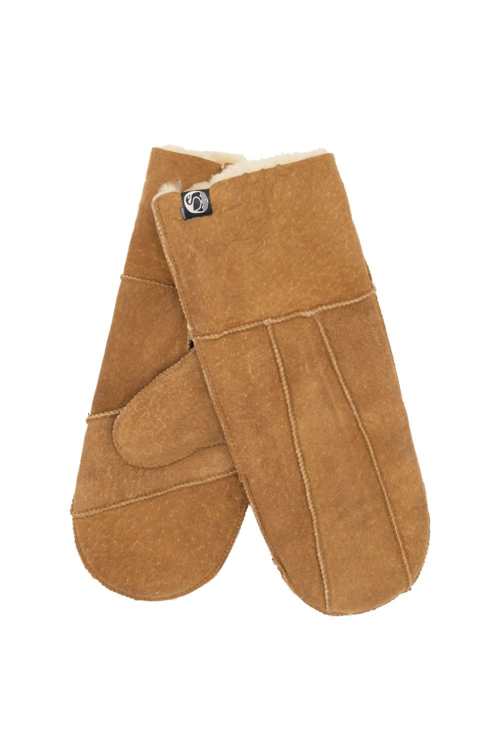 Danefae No Waste Mittens Sheepskin Chestnut mocka - vantar i fårskinn