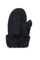 Danefae No Waste Mittens Sheepskin Navy suede