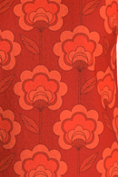 Vera dress Retroblom röd