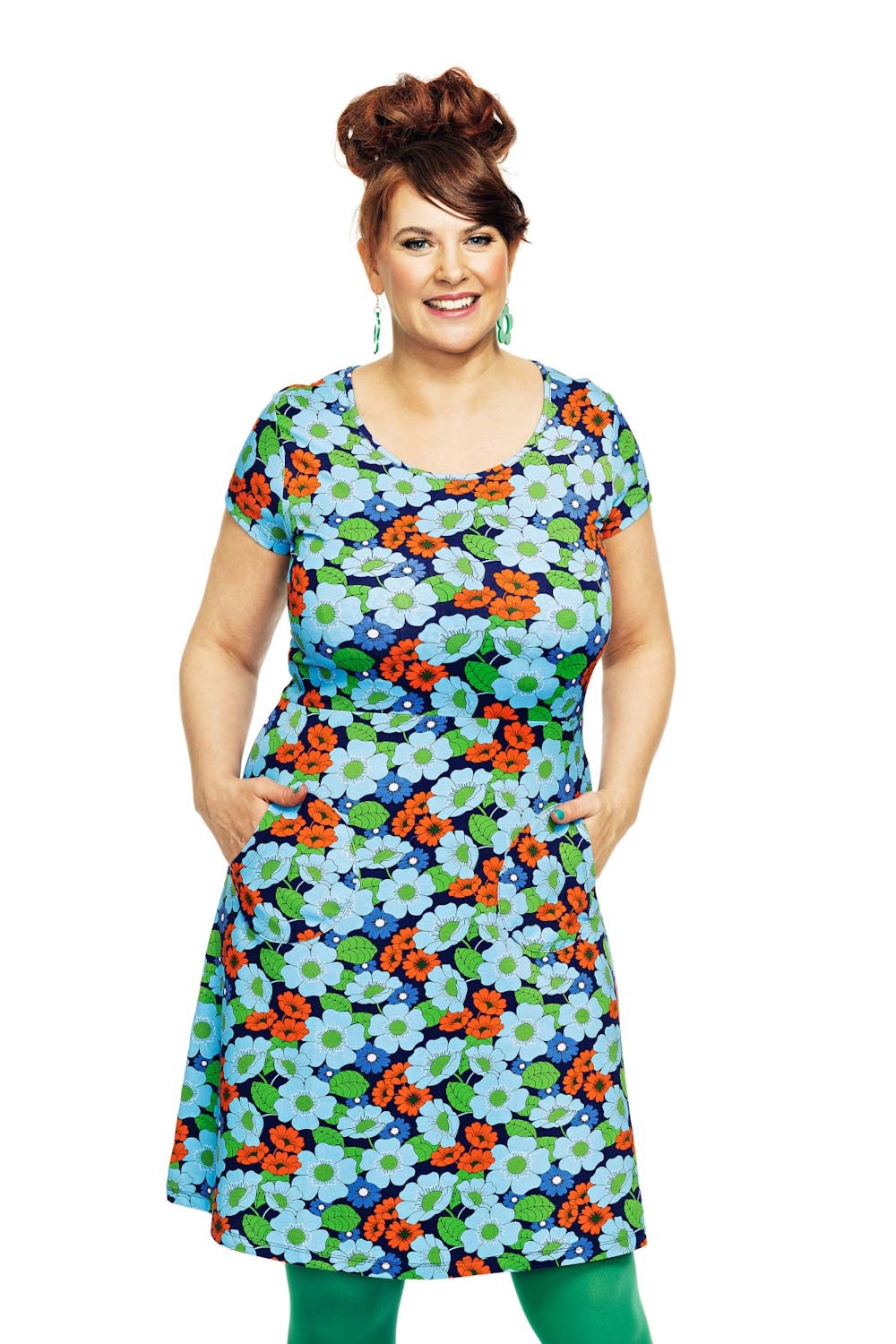 Asta dress Humlesurr Blå