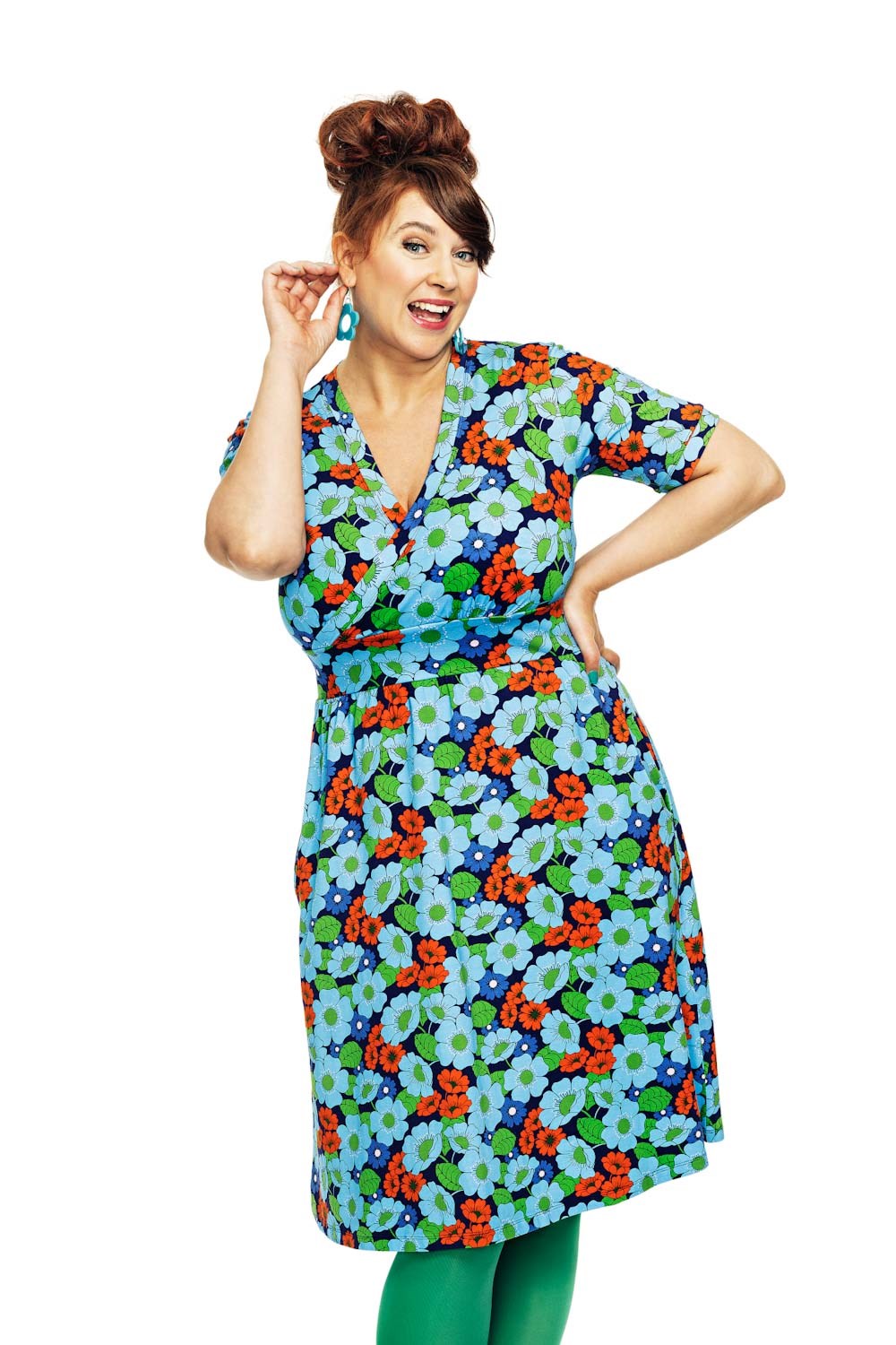 Vivi klänning Humlesurr Blå