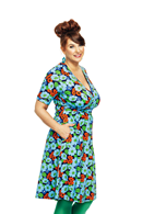 Vivi klänning Humlesurr Blå