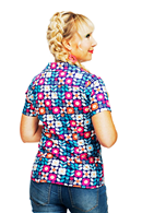 Margit blus Ängsmark Blå