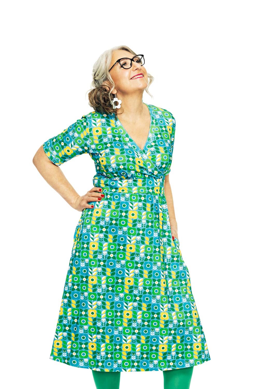 Vivi dress Ängsmark Turkos